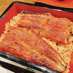 うなぎの豊川 - うな重、アップ！