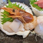 海鮮食堂KUTTA - 【2022/12】盛合せ(海老ホタテ)
