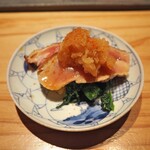 とり茶太郎 - ほろほろ鳥 胸肉ともも肉 たたき