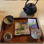 ながら茶房 本寿院 - 葛餅セット