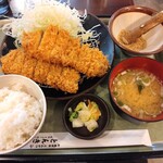 Tonki - ロース＆ヒレカツ定食（1380円）