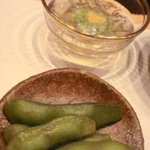Nishiazabu Taku - ジュンサイ／枝豆の煮山椒