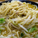 ラーメン二郎 - みそラーメン・ニンニク（750円）