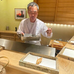 日本橋 蕎ノ字 - 頭〜海老味噌入り