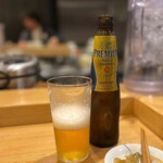 Kisurin - 瓶ビール小瓶プレモルでした。