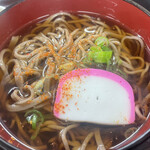 小黒川パーキングエリア上り線フードコート - マルちゃんの天ぷらそばの麺に酷似！
