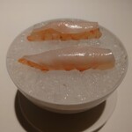 レスピラシオン - 甘海老　熊の脂