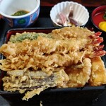 割烹料理 石亭 - 天重1100円