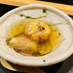 割烹 たま笹 - 四品目
      『アワビ』