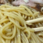 中華そば たてしな - 麺アップ