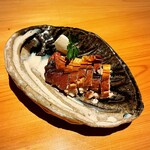 いざかや しん - 友人がオーダーした『さばの燻製』です(o^^o)乙な一品でした。