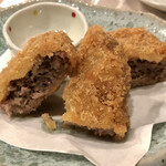 かんだ光壽 - メンチカツ