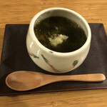 Shukou Baru - お通しは茶碗蒸し