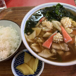 蘆山 - 山海麺+半ライス
