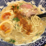 鳥そば 真屋 - 辛味追加