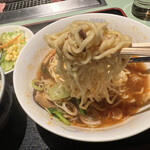 朝鮮飯店 - おススメセットのピリ辛ラーメンリフトアップ