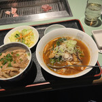 朝鮮飯店 - ピリ辛ラーメンセット