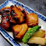 Yakitori (grilled chicken skewers) (sauce)