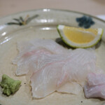 うを徳 - "圓斑星鰈（ほしがれひ）"、刺躬（さしみ）