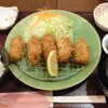 Tonkatu'baru Katsumasa - カキフライ定食（5個）