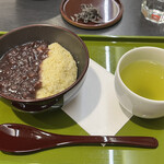 Seigetsu dou - このスプーンで食べろと。塩昆布食べにくいよ！あわぜんざいも箸で食べたいよね。