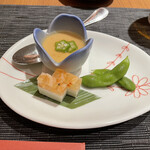 Fumotoya - ランチコース【月】
                        【前菜】前菜三点盛り