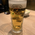 大衆酒場 新三呑み屋 - 生ビール　税込10円 キャンペーン価格