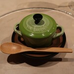 Sobako Kaiseki Ginza Tean - 先付　蕎麦茶粥