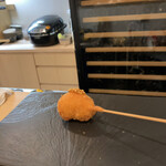 串揚げ タケナカ - 豚肉をキムチで巻いた串揚げ(ウマ〜♪)