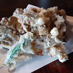 蕎麦処 多賀 - 舞茸の天麩羅