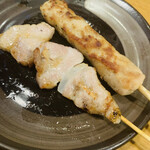 やきとり鴨平 - 豚バラ&カモミンチ