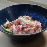 家庭料理 小川 - ツナきゅうりごま昆布あえ