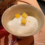 割烹 らん亭 - 西葫芦の胡桃白和え