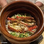 割烹 らん亭 - 伊勢海老の炊込みごはん