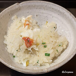 割烹 らん亭 - 伊勢海老の炊込みごはん