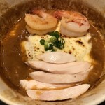 麺屋一燈 - オマール海老つけ麺+とろけるチーズ