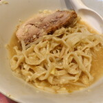 ラーメン二郎 - 2/3食べたところでSUB･･･