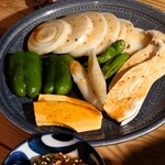 炭の家 - 野菜盛合せ