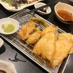 ほりわき - 牡蠣とキスの天ぷら