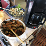 Ramen Tarou - 大皿　無料のお惣菜