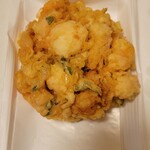 てんぷら 山の上 三越日本橋店内 - かき揚げ