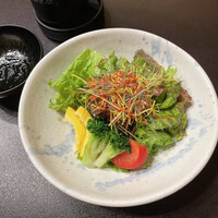 人形町今半 新宿第一生命ビル店 - ポンズ焼刺身御膳
                    サラダ