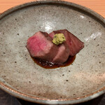 啝心 DAIA - 仙台牛のランプステーキ　有馬山椒ソース