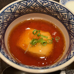 Wagokoro Daia - ポン酢餡かけフグ白子の茶碗蒸し