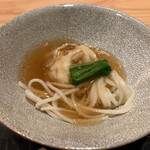 啝心 DAIA - ホタテ餡かけ蛤しんじょと五島うどん