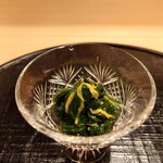 新ばし 星野 - 京菊菜のお浸し