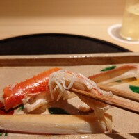 新ばし 星野 - 津居山産浜茹でのズワイガニ