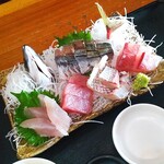 福浦漁港 みなと食堂 - 『新鮮刺身定食』