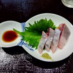 AQUA DINING CAFE 瓢黎 - お造り　ハマチ