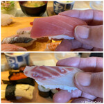 一斗五合 - 上 鮪
下 鯛